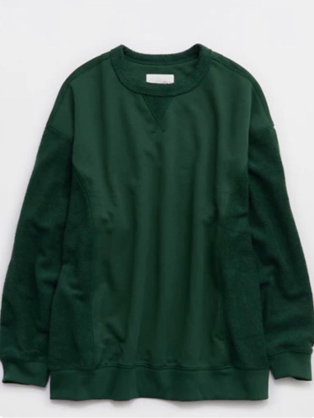 Aerie Tres Chic Chenille Oversized Sweatshirt NWT Size XS/S